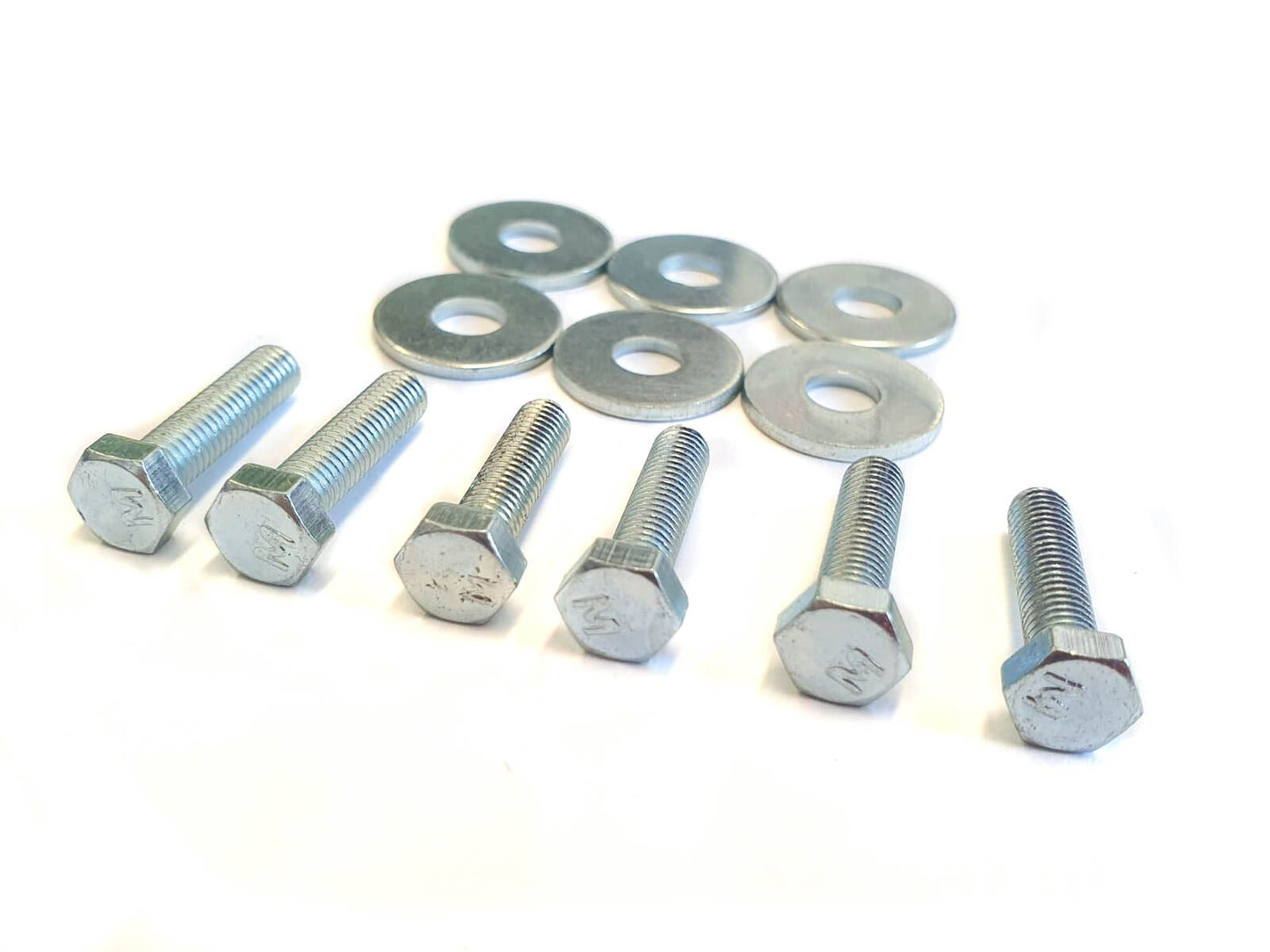 Set of 6 Clutch spring Bolt & Washers 6mm x 30mm Long (655630H & Washer OD:19mm ID:6.5mm BAPS)