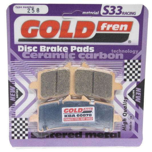 Goldfren Brake Pads S33-258, FA447, VD9031, SBS841, DP978