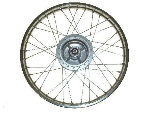 Front Wheel Complete Honda C90 Cub 83-92 Uses 303 Brake Shoes 2 Prong Drive 1.20x17" Rim 028 on hub