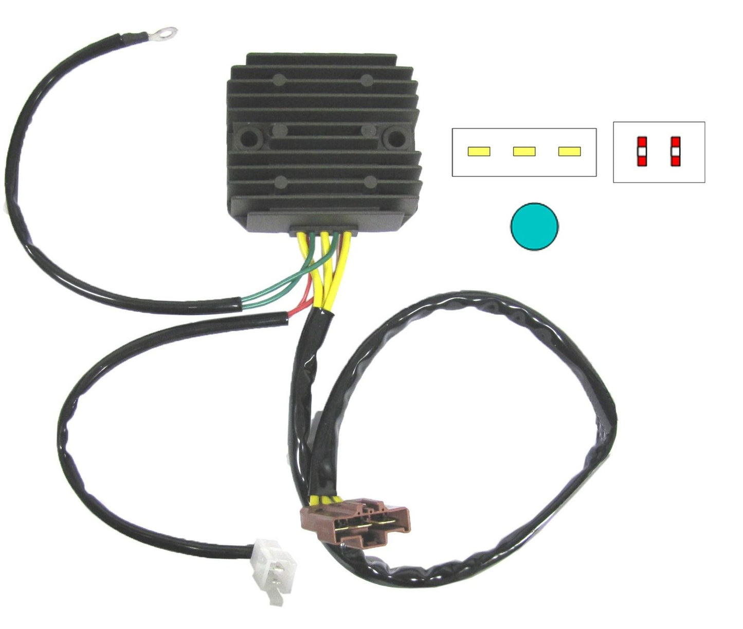 TourMax Regulator/Rectifier KTM 690 Enduro R 09-13, 690 Super Enduro R 07-09, 950 Supermoto 08, 990 Supermoto 07-11 OE Ref: 62511034100