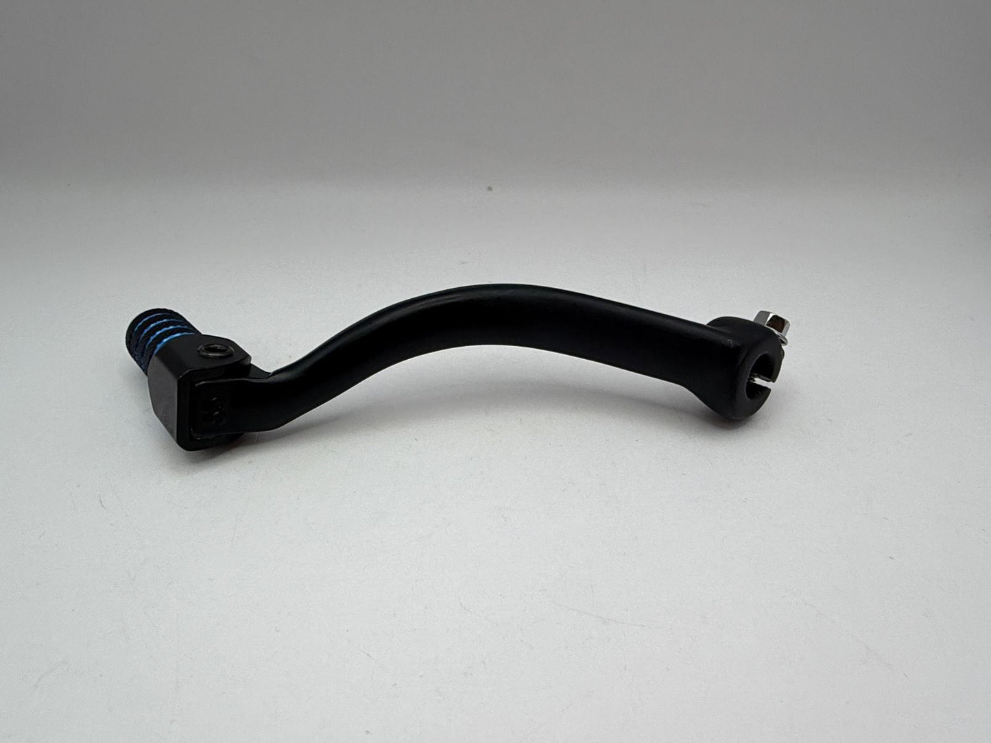 Gear Lever Alloy Black with Blue Tip Yamaha YZ250F 2001-2005, WR250F 2001-2006, YZ400F 1998-1999, WR400F 1999-2002, YZ426F 1998-2002, WR426F 2001-2002, YZ450F 2003-2005 OE Ref's 5BE-18110-00, 99999-03835, 5NL-18110-00, 5UL,18110-00, 5TA,18110