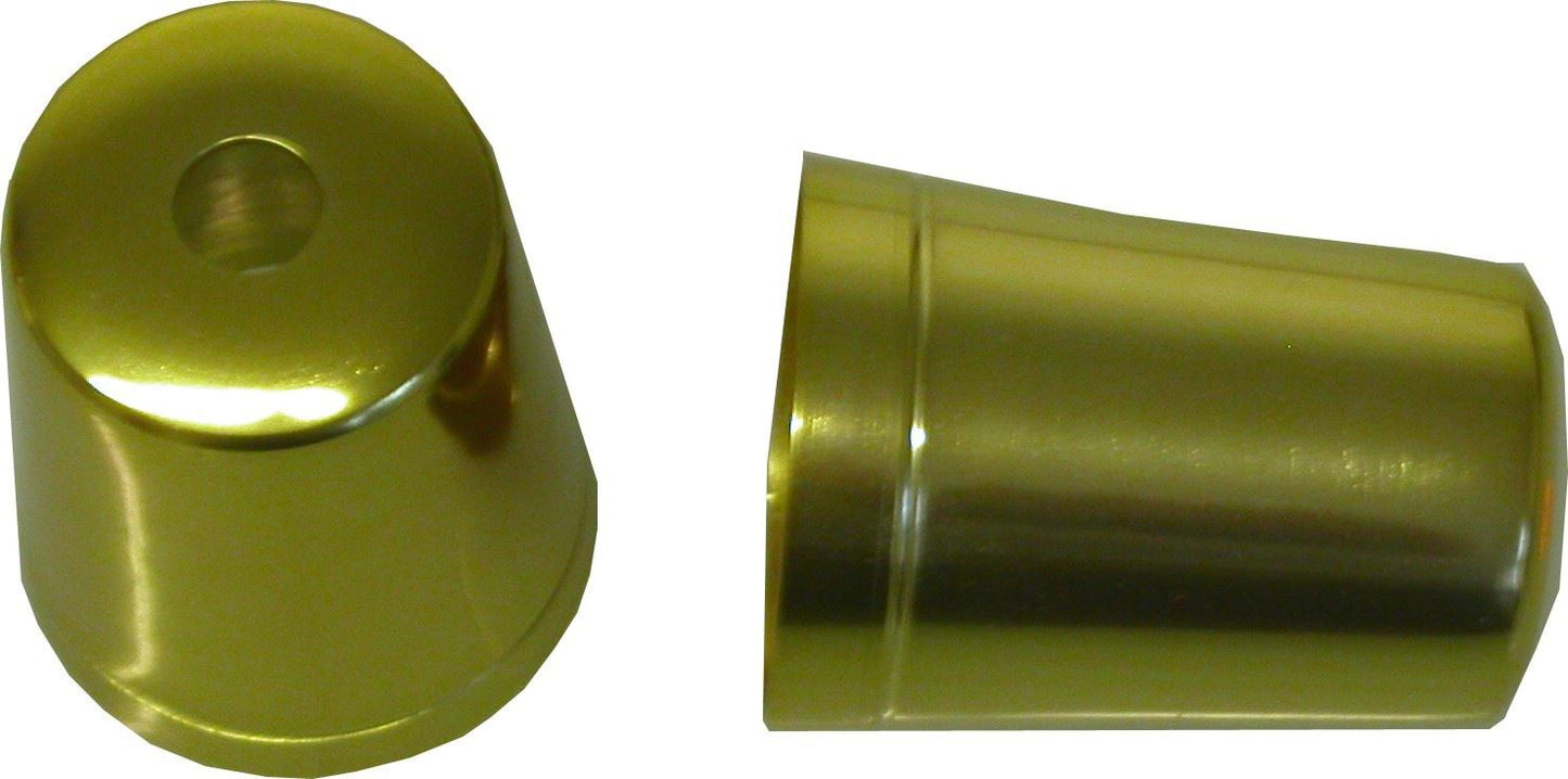 Handlebar Bar End Cover Gold For Yamaha FZR600 FZR1000R YZF600 750 FZ750 FJ1200