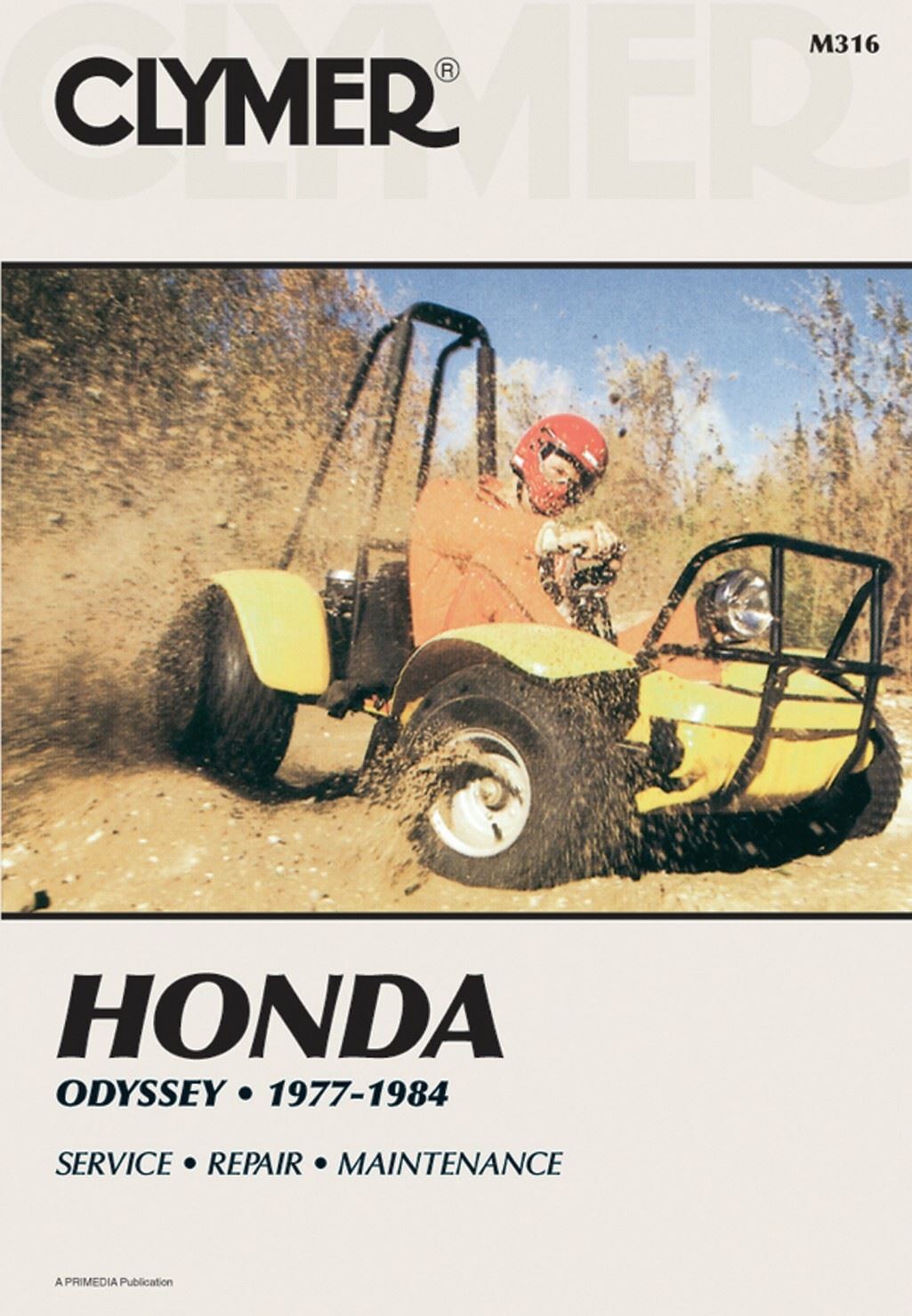 Clymer Manual For Honda Odyssey FL250 77-84