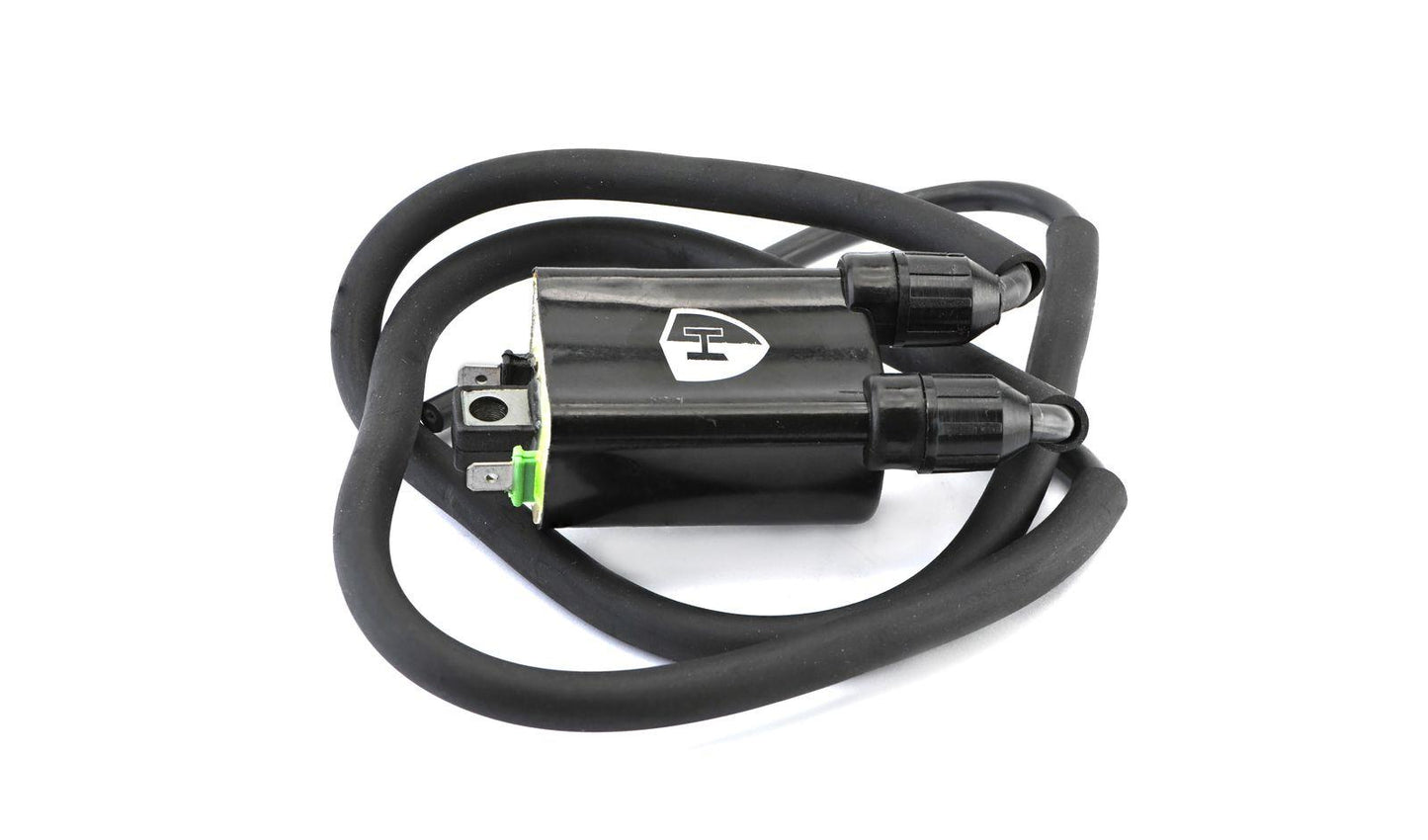 Ignition Coil 12v CDI Twin Lead 2 Terminal CBR1100XX Screw On Leads (80mm Centres) (P: 2.55Oh, S: 23.20KOh)