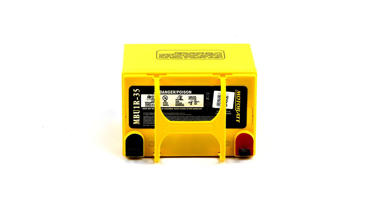 Motobatt Battery MBU1R-35 12v 37.1Ah (20Hr) CCA:420A U1-7, U1-9, U1-32 L:195mm x H:180mm x W:130mm
