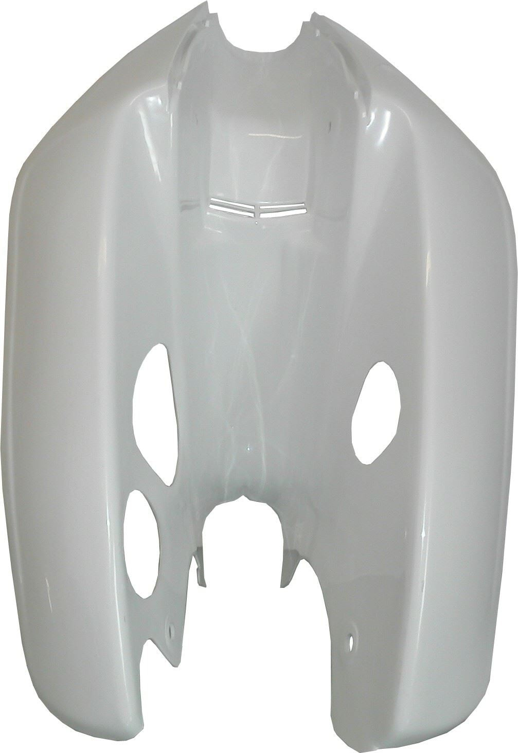Legshields Front Honda C90 Cub Kickstart Model White (Round Air Filter)