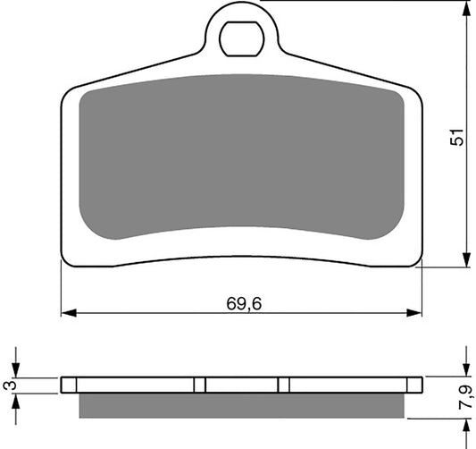 Goldfren Brake Pads AD233, FA399, SBS821, FDFDB2201