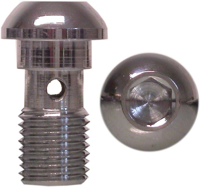 Banjo Bolt 10mm x 1.25mm Single Chrome (Pack of 5)