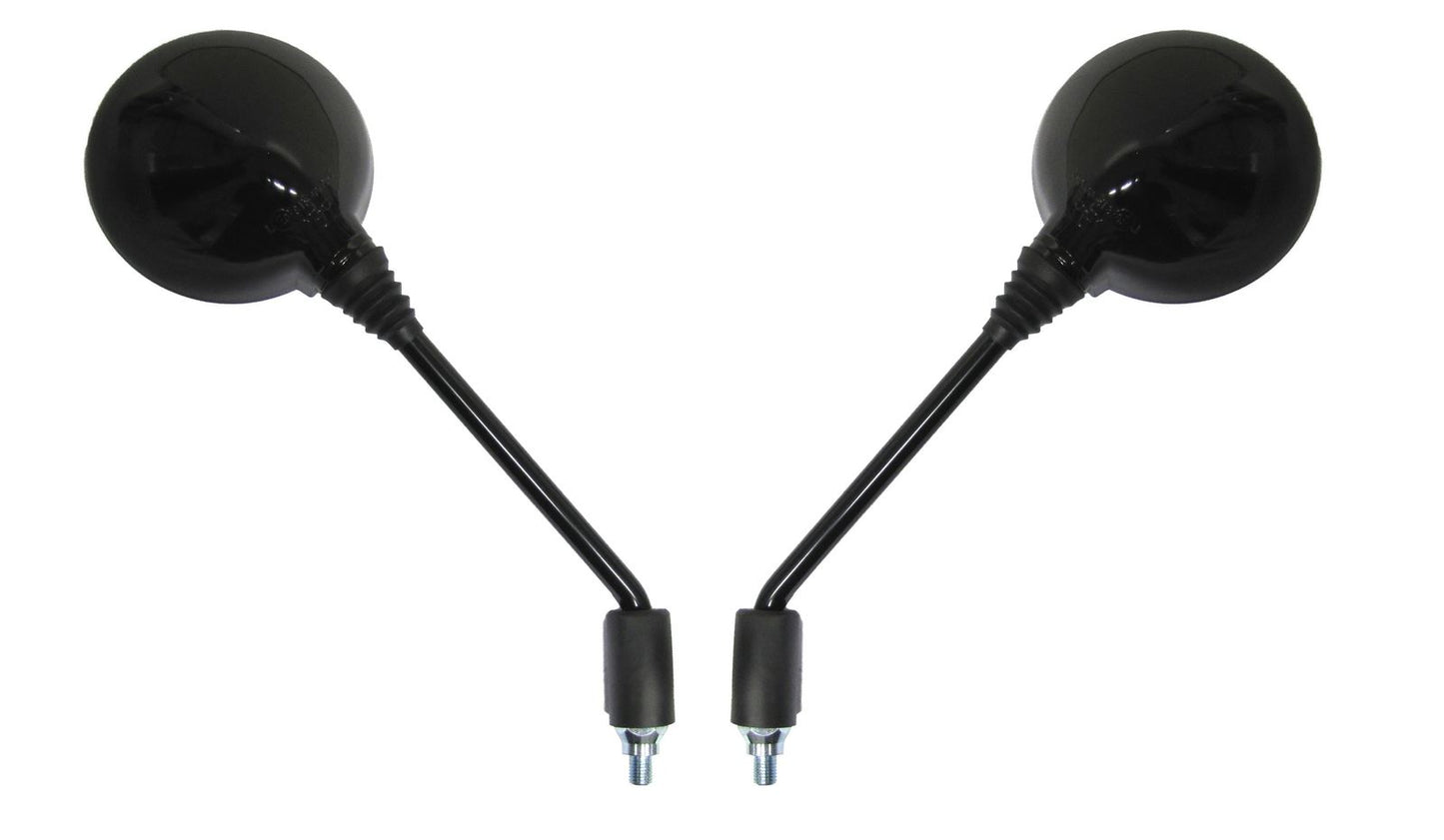 Mirrors Fairing Black Round 10mm Gilera DNA50, 125, 180