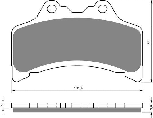 Goldfren Brake Pads AD204, VD259, FA191, FDB685, SBS682