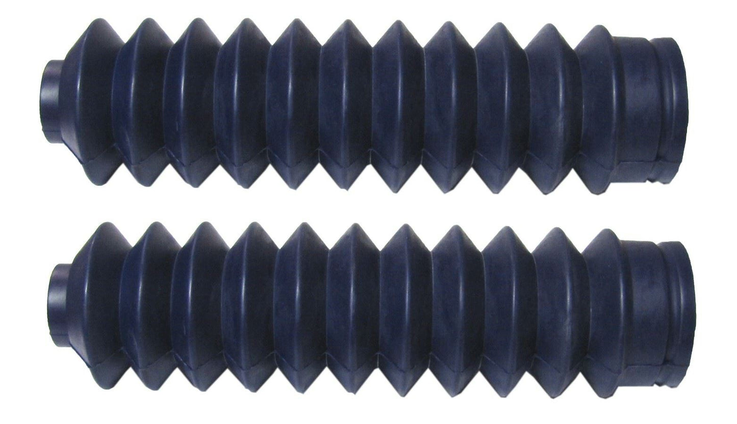Fork Gaitors Small Blue 225mm Long Top 26mm Bottom 45mm (Pair)