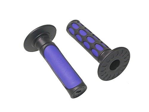 Grips Large Dimple Blue For 7/8" Handlebars (Pair)