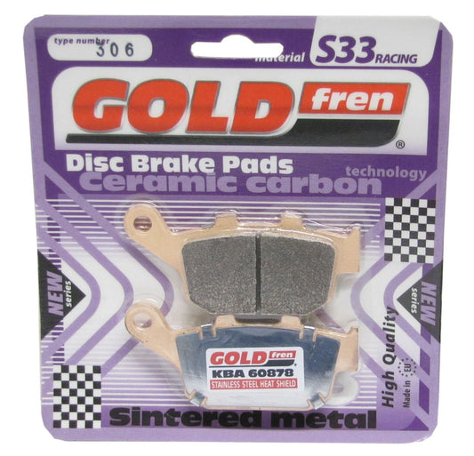 Goldfren Brake Pads S33-306, FA496, SBS881