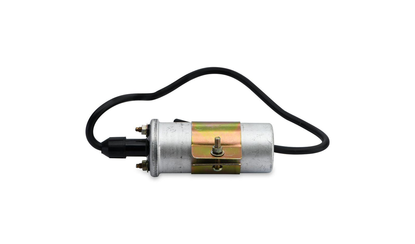 Ignition Coil 6v DC 2 Poles British,MZ,Early Japanese 130mm x 42mm (48mm Centres) (P: 1.75Oh, S: 11.80KOh)
