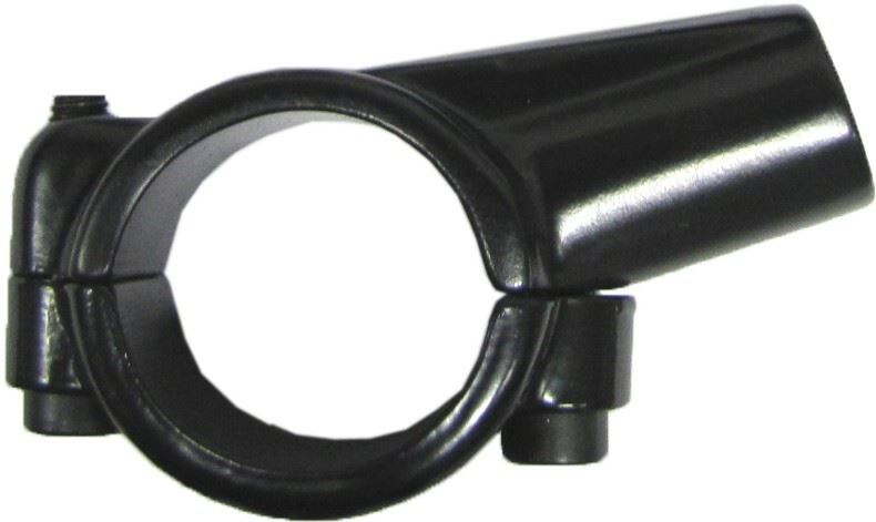 Mirror Clamp 10mm Black Universal 7/8" Handlebars