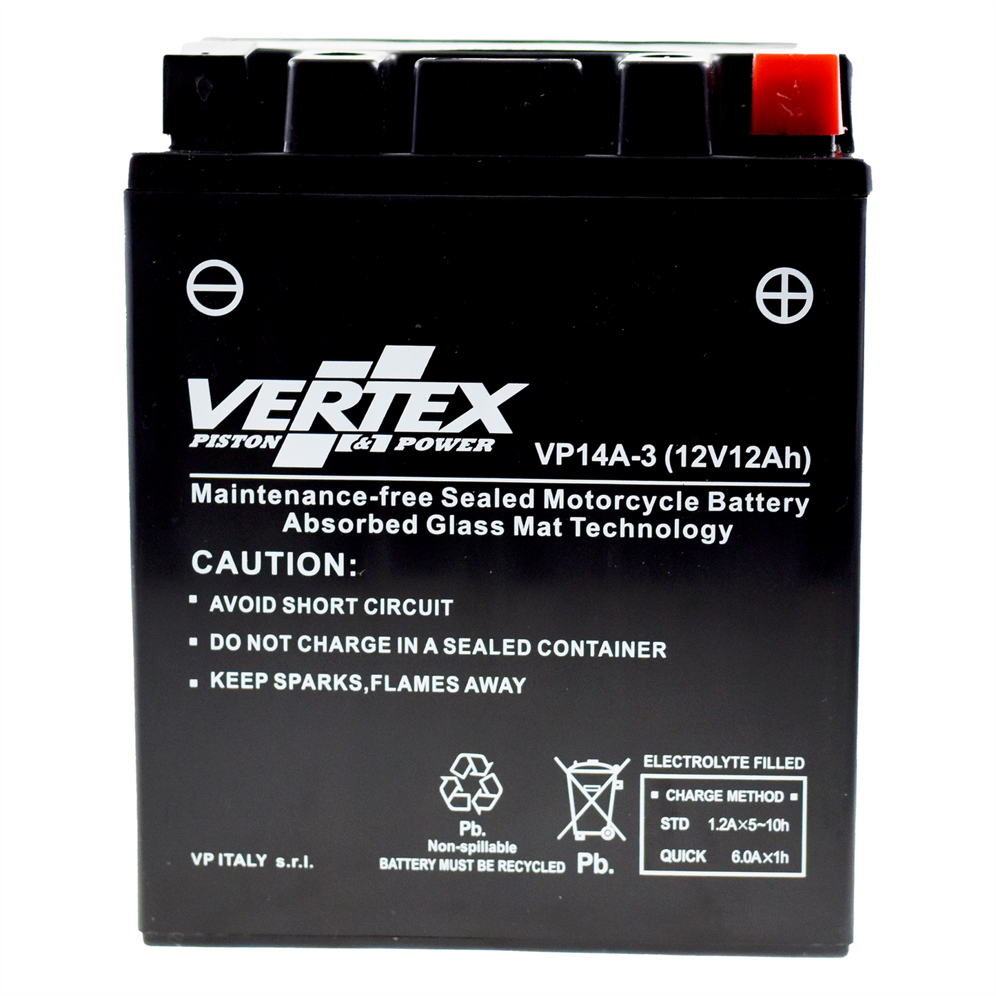 land port ltx14ah-3 VP14A-3 Battery replaces CB14L-A2/CB14L-B2 (L:135 mm x W:92 mm x H:166 mm)