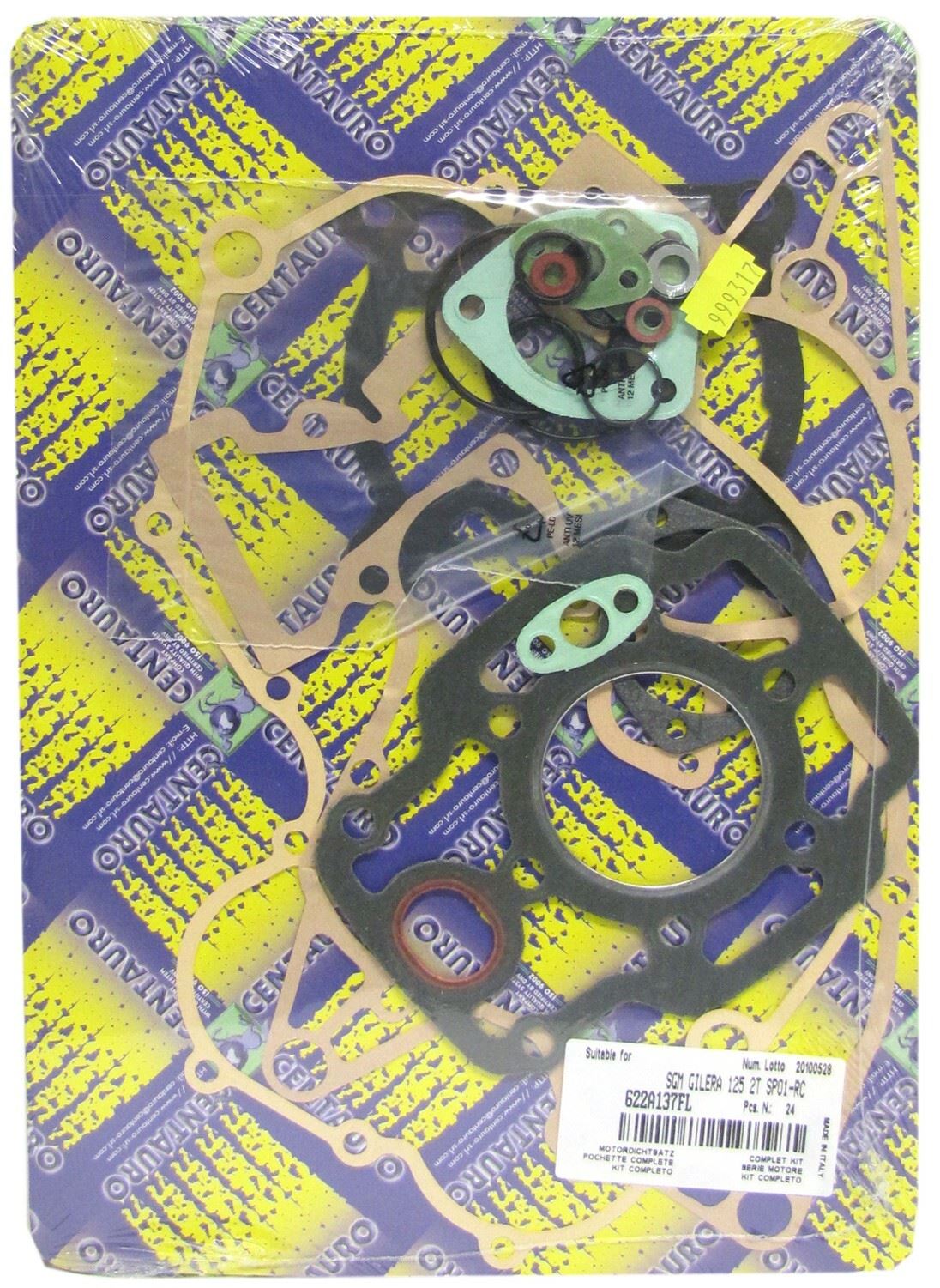 Centauro Full Gasket Set Gilera 125 RC Top Rally 1989-1992, SP01 1988-1992, SP02 1990-1992