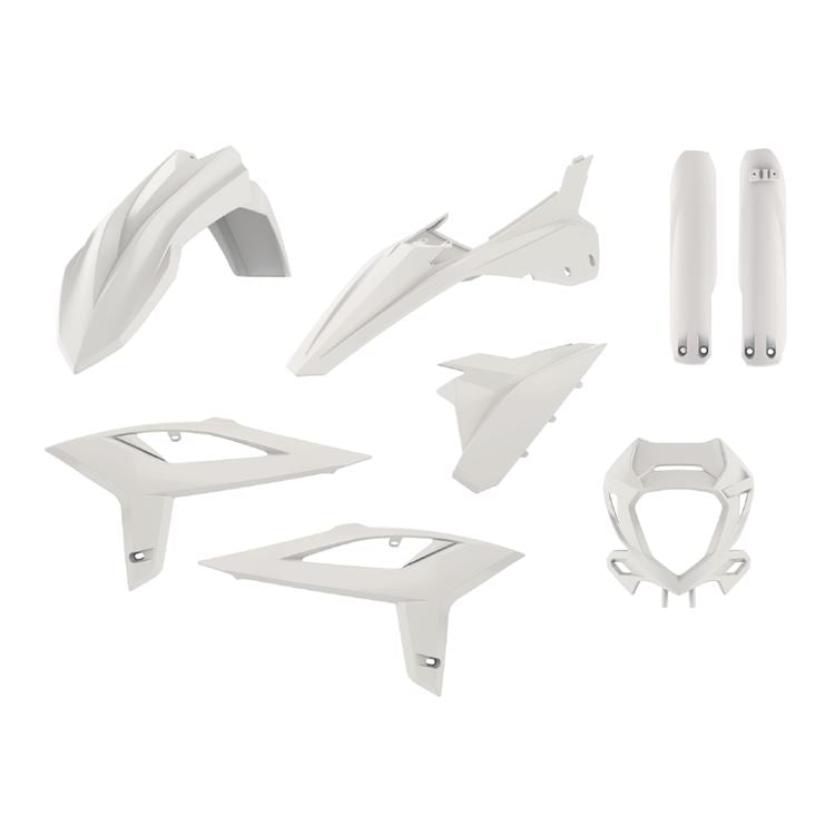 POLISPORT PLASTIC KIT BETA RR 125-480 2T+4T 2020-2022, WHITE