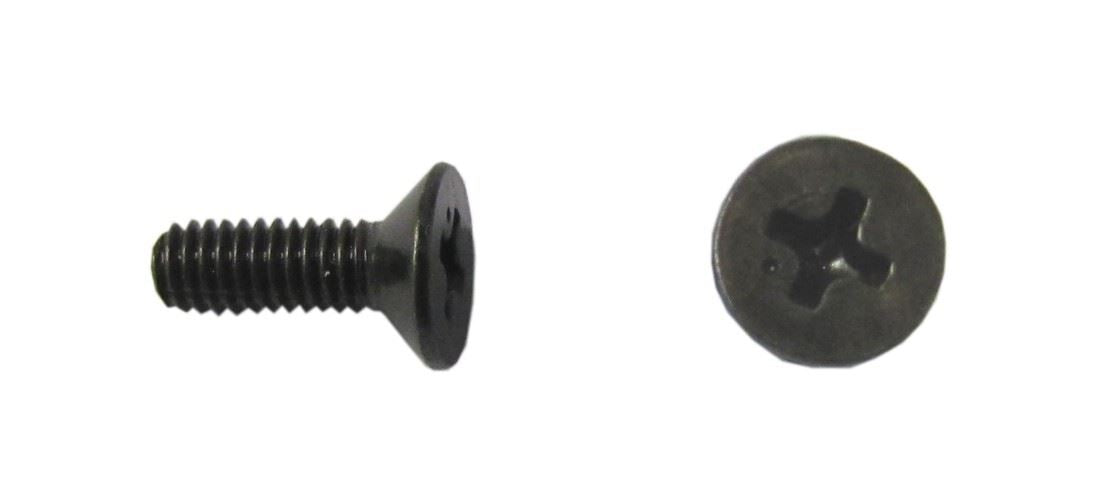 Screws Countersunk 4mm x 12mm Black master cylinder cap (Per 20)