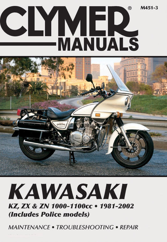 Clymer Repair Manual For Kawasaki Z 1000 J2 1982