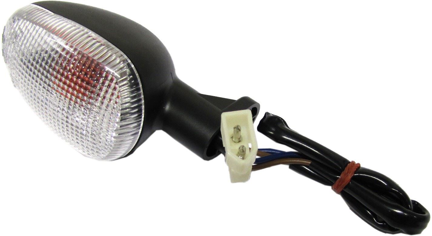 Indicator Aprilia RSV1000 Front Right & Rear Left Short Stem (Amber & Clear)