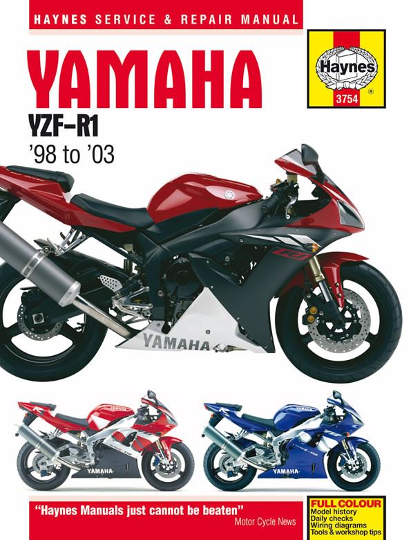 Haynes Manual Yamaha YZF-R1 98-03