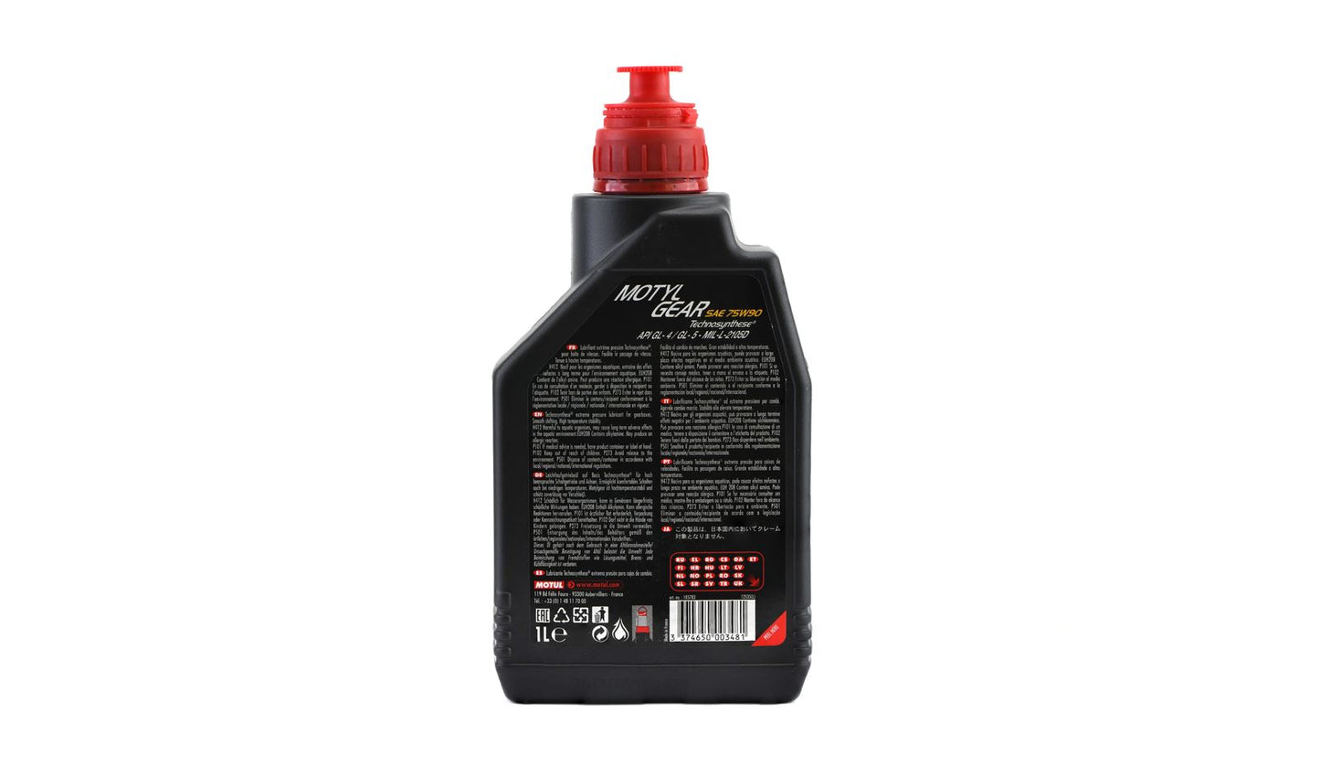 Motul Motylgear 75w90 Gearbox Oil Harley Primary, Gear