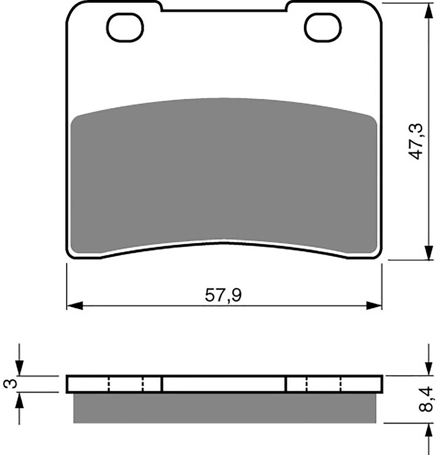 Goldfren Brake Pads AD172, VD328, FA102, FDB390, SBS578