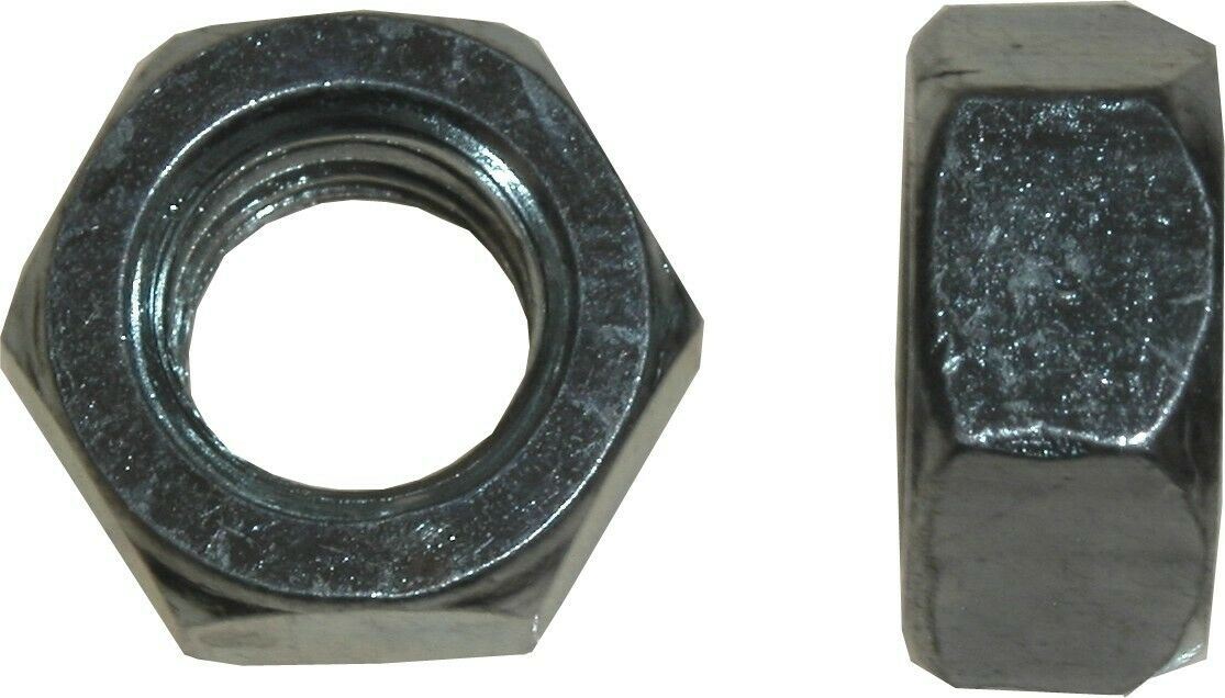 Nuts Plain 7mm Thread Uses 11mm Spanner (Pitch 1.00mm) (Per 20)
