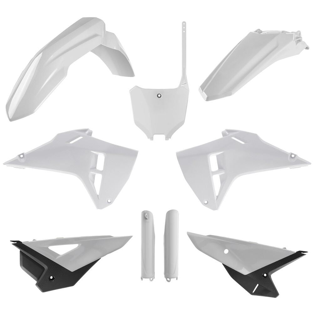 POLISPORT PLASTIC KIT HONDA CRF250R 22-24, CRF450R 21-24, WHITE CRF 2025 RESTYLE