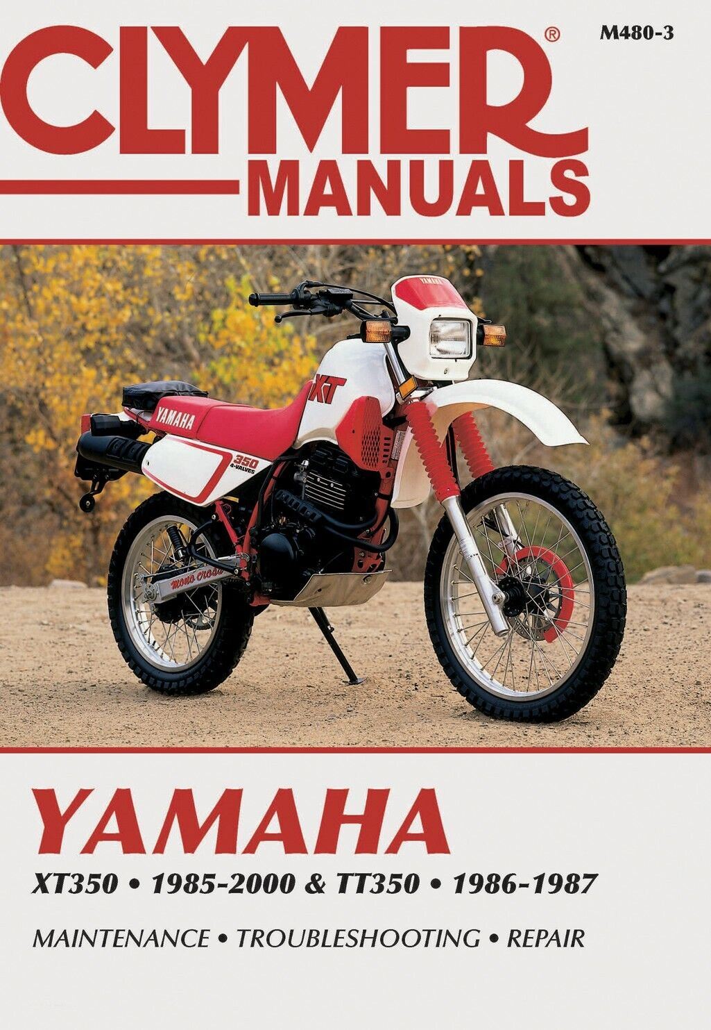 Clymer Manual For Yamaha XT350 85-00, TT350 86-87