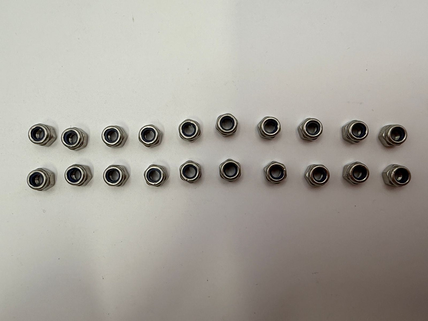 Nuts Nyloc Stainless Steel M3 x 0.50mm Pitch