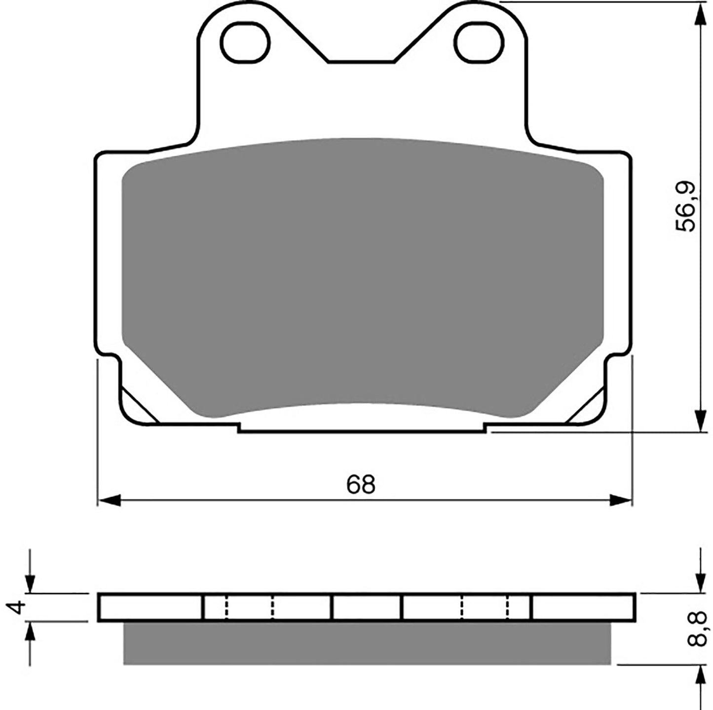Goldfren Brake Pads AD067, VD240, FA104, FDB386/R, SBS570