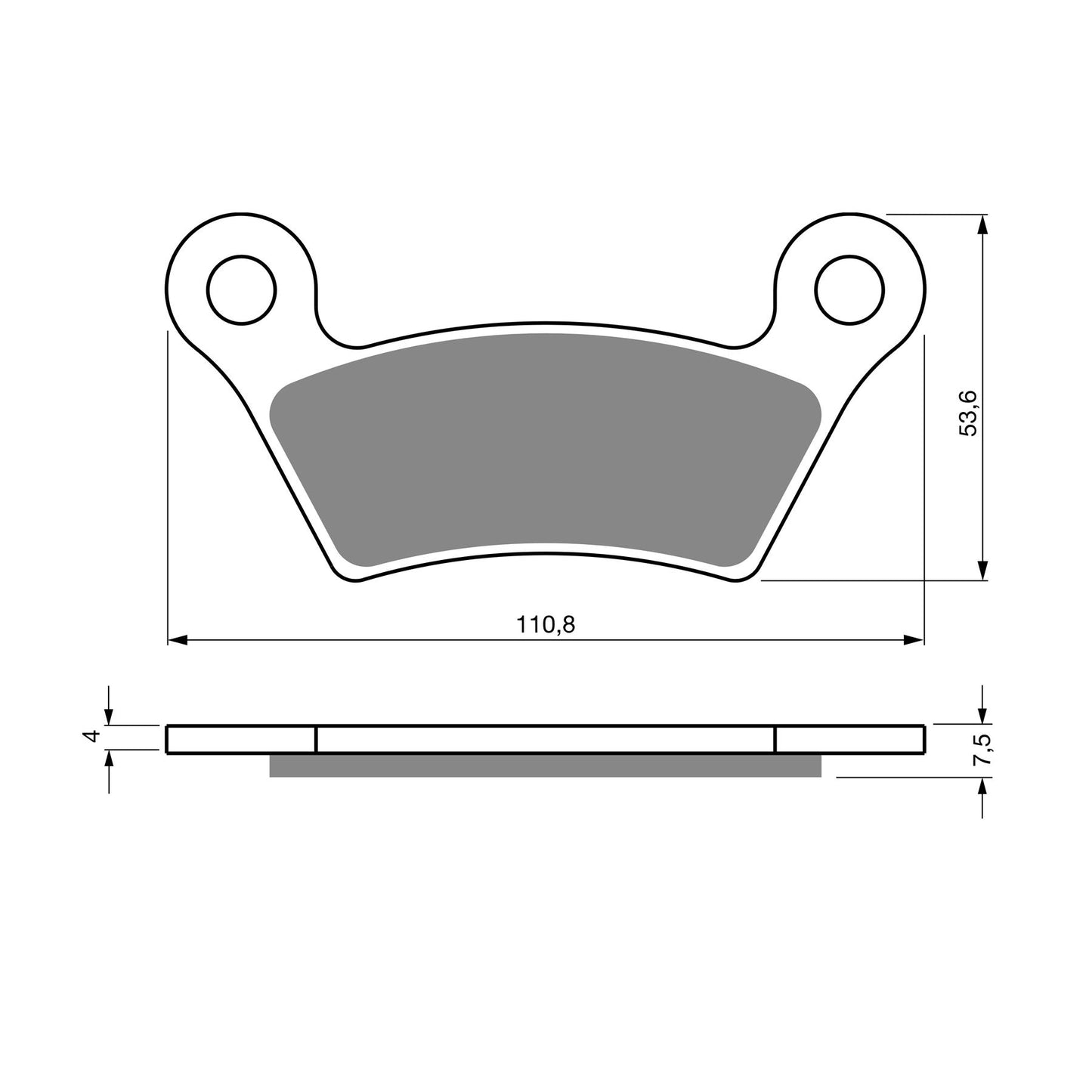 Goldfren K5-407, FA473 Can-Am Spyder 08-09, Spyder RS, RT 10-12