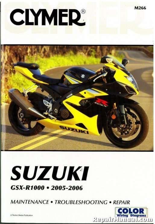 Clymer Manual For Suzuki GSX-R1000 05-06