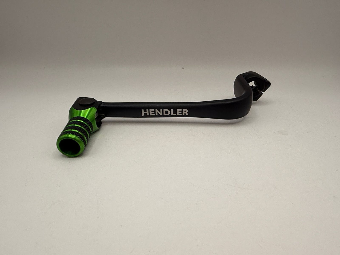 Gear Lever Alloy Black with Green Tip Kawasaki KLX110 02-04