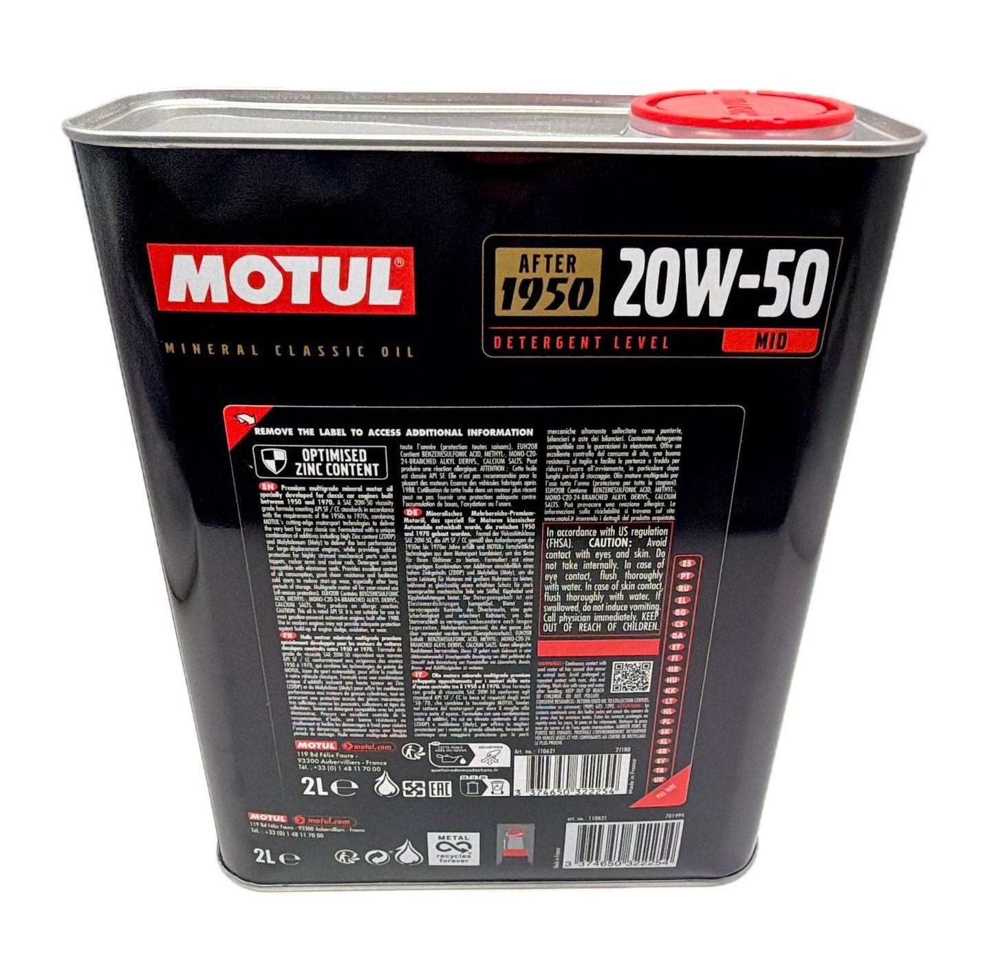 Motul Classic Oil SAE 20w50 4T Mineral