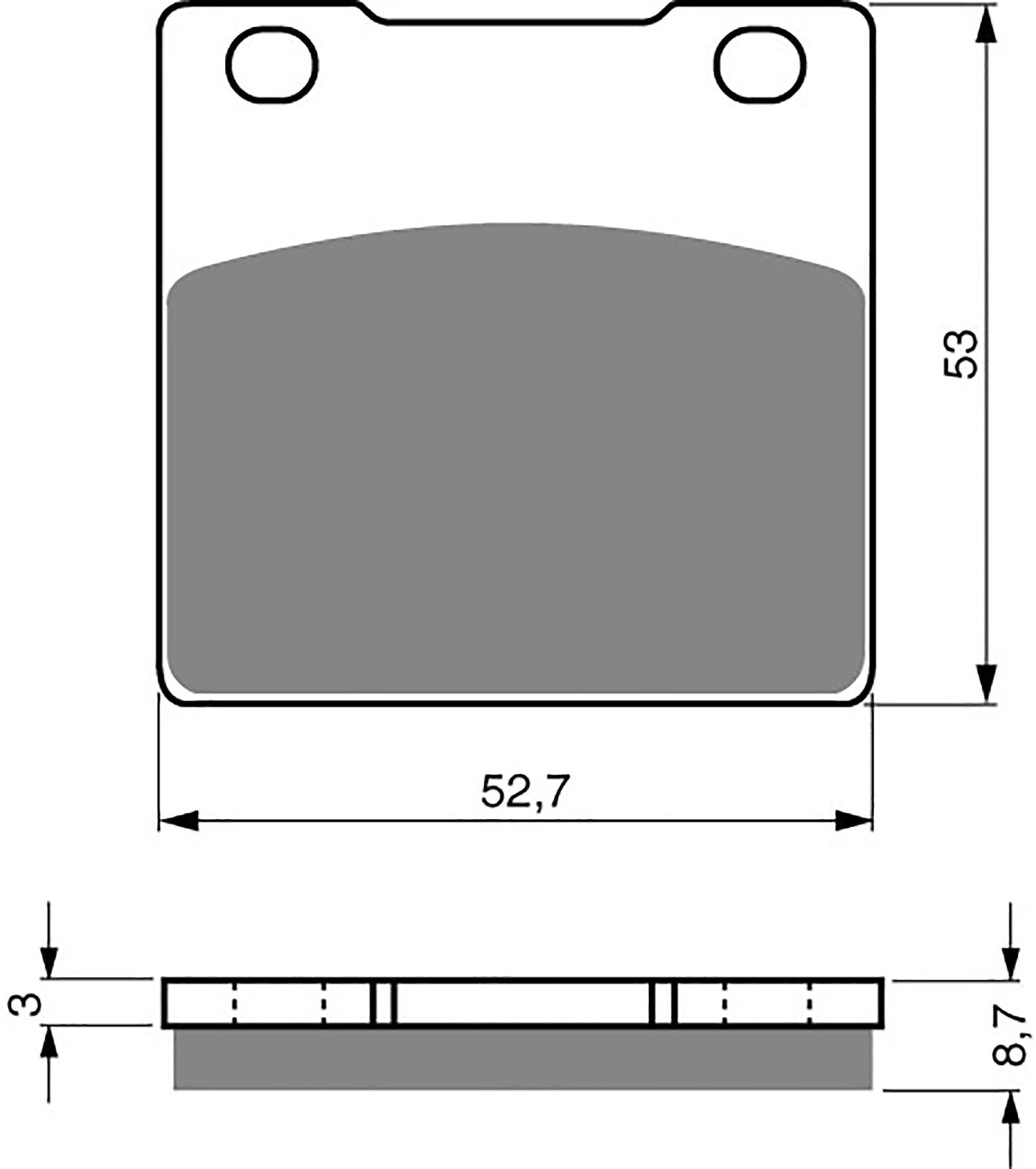 Goldfren Brake Pads AD016, VD327, FA63, FDB338/R, SBS526