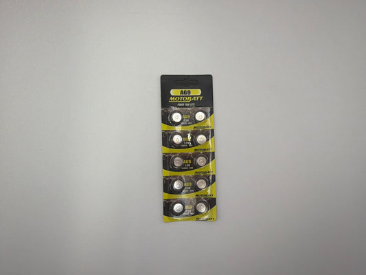 Motobatt AG9 1.5v 70mAH Alkaline Button Cell Batteries