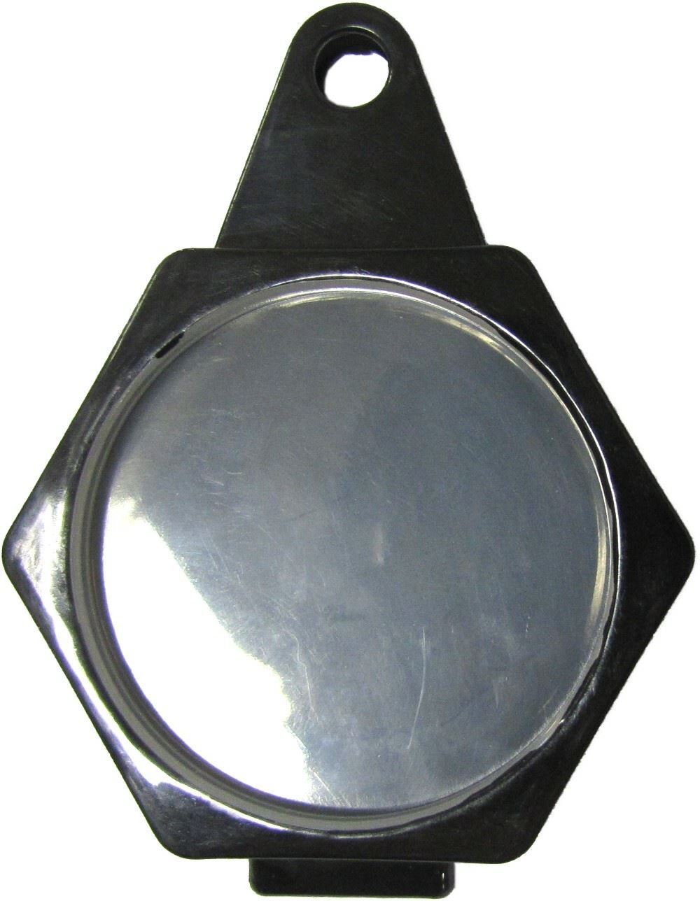 Tax Disc Holders Black Hexagon Fold Over