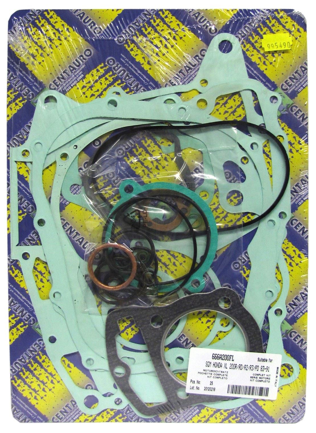 Centauro Full Gasket Set Honda XR200R (USA Import) 1993