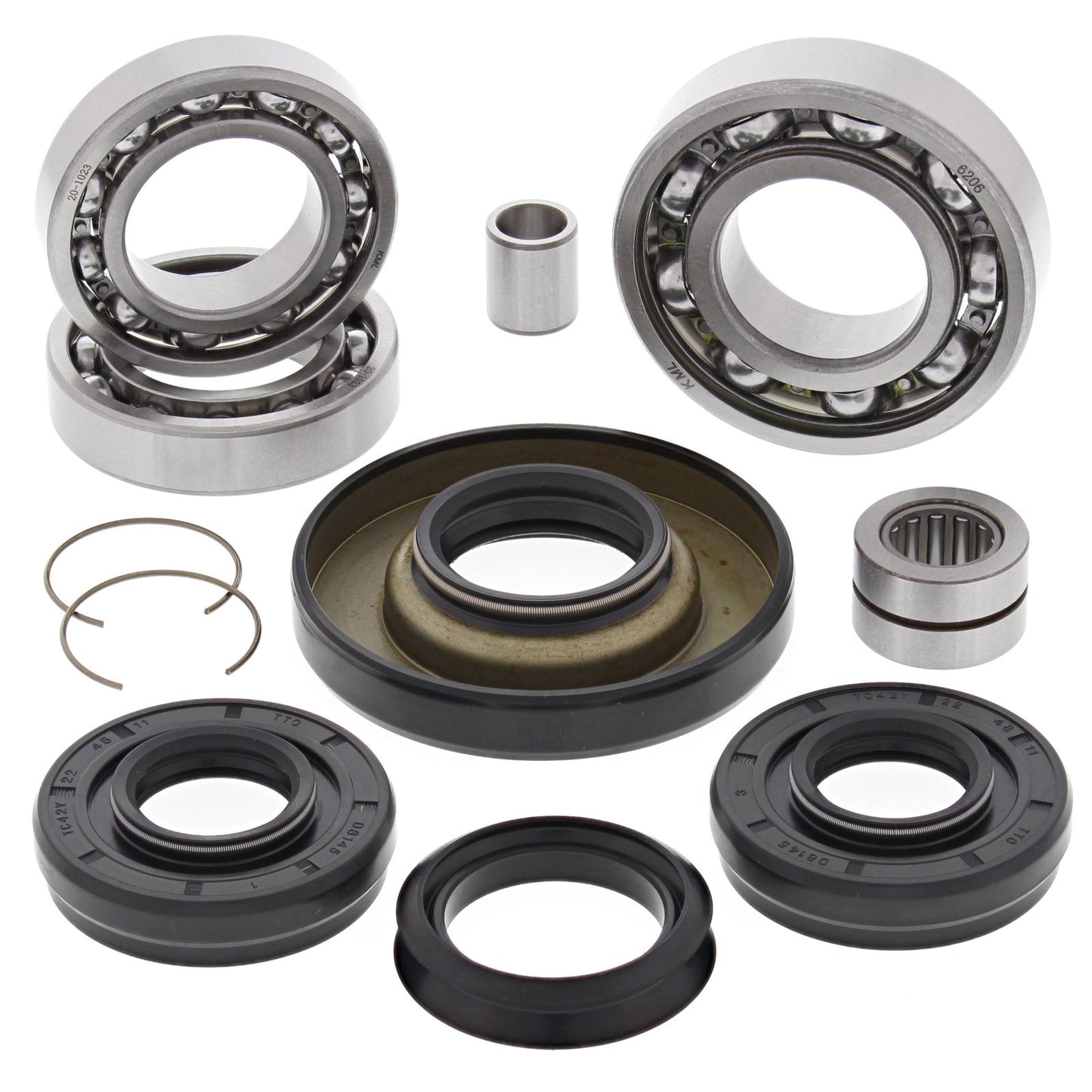 Differential Bearing and Seal Kit Front Honda TRX400FW Fourtrax Foreman 4x4 02-03, TRX450FE 02-04, TRX450FM 02-04, TRX500FA 01-04, TRX500FGA 2004