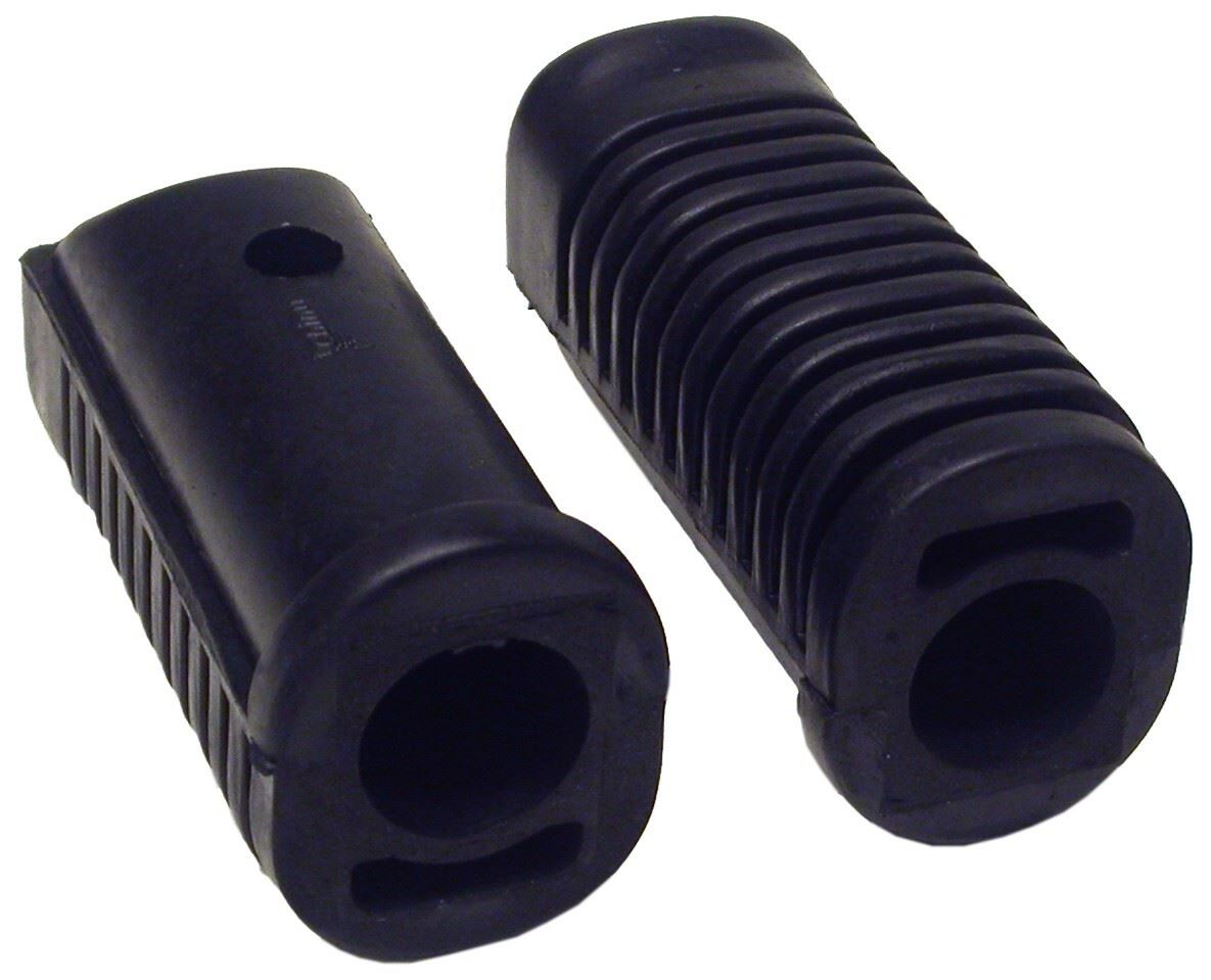 Footrest Rubbers 22mm Round Fitting & 95mm Long Honda Style