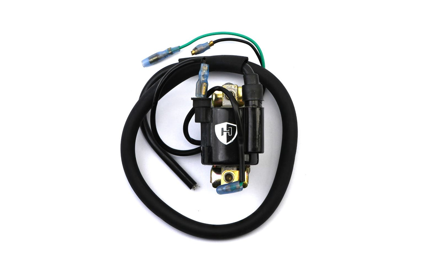 Ignition Coil 6v AC 2 Bullets Single Rear Mounting (P: 0.86Oh, S: 5.85KOh)
