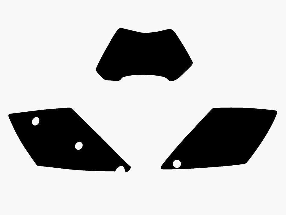 BLACK BACKGROUNDS KTM EXC 125/250 05-07, EXC-F 250-450 05-07
