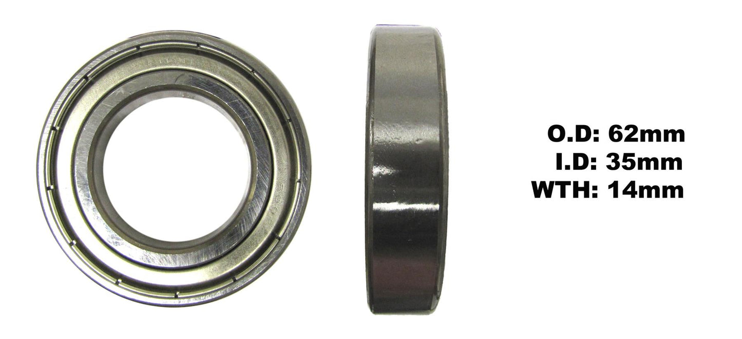 Bearing Koyo 6007ZZ(I.D 35mm x O.D 62mm x W 14mm)