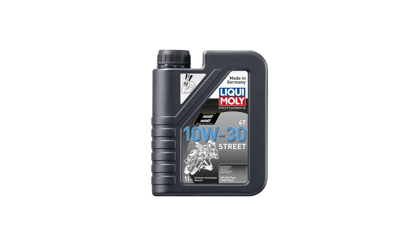 Liqui Moly 4T Motorbike 10w30 Street Synthetic Technology Oil  1 Litre