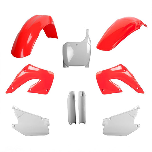 POLISPORT PLASTIC KIT + FORK GUARDS HONDA CR125/250 2000-2001, OEM STYLE