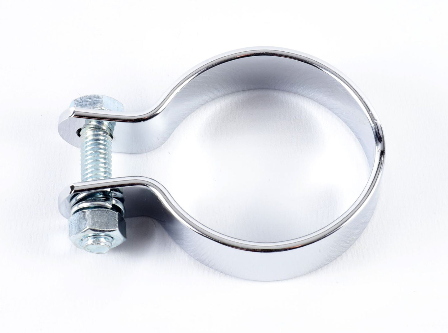 Exhaust Silencer Chrome 2Clamp"