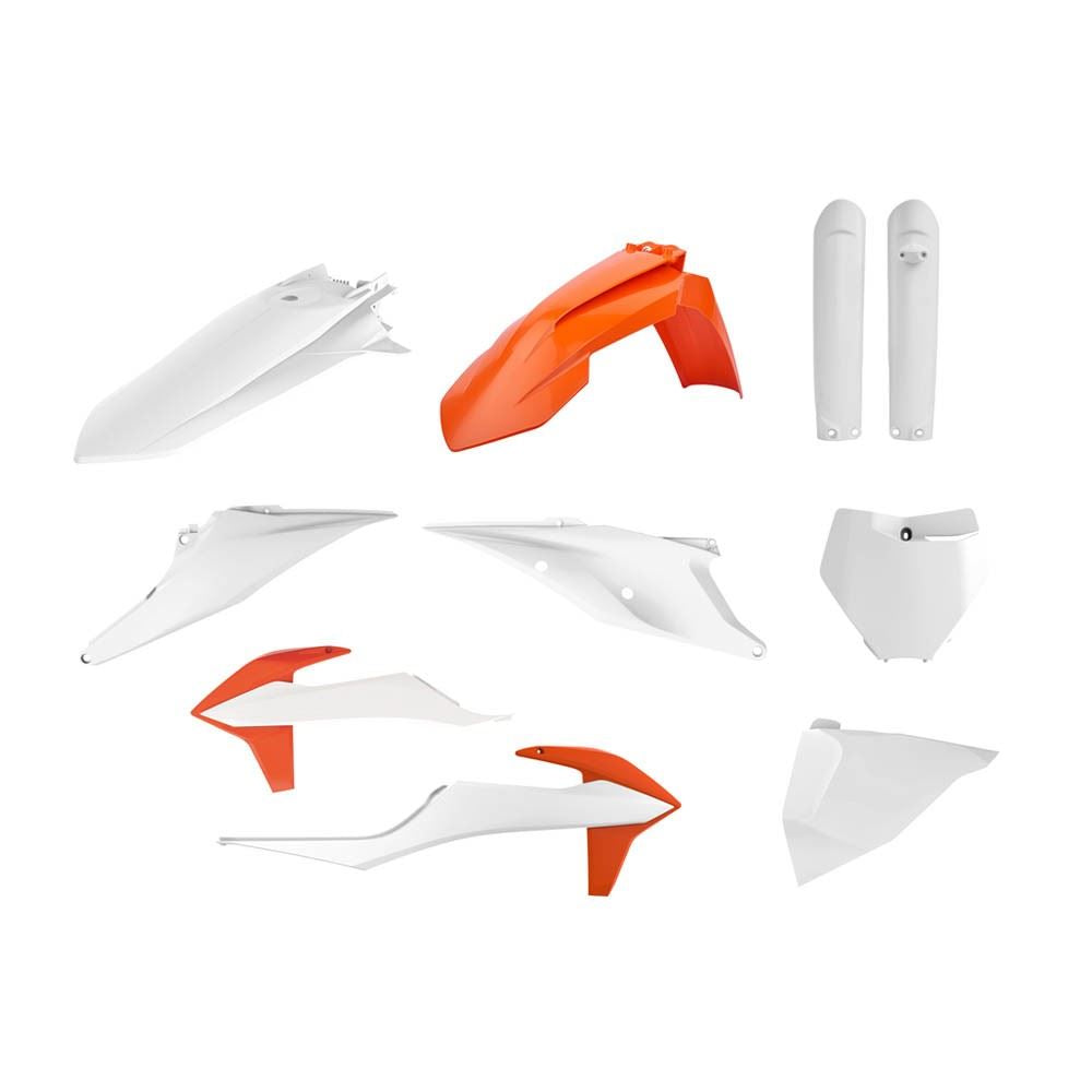 POLISPORT PLASTIC KIT + FORK GUARDS KTM SX/SX-F/XC/XC-F 2019-2022, OEM19/20+22